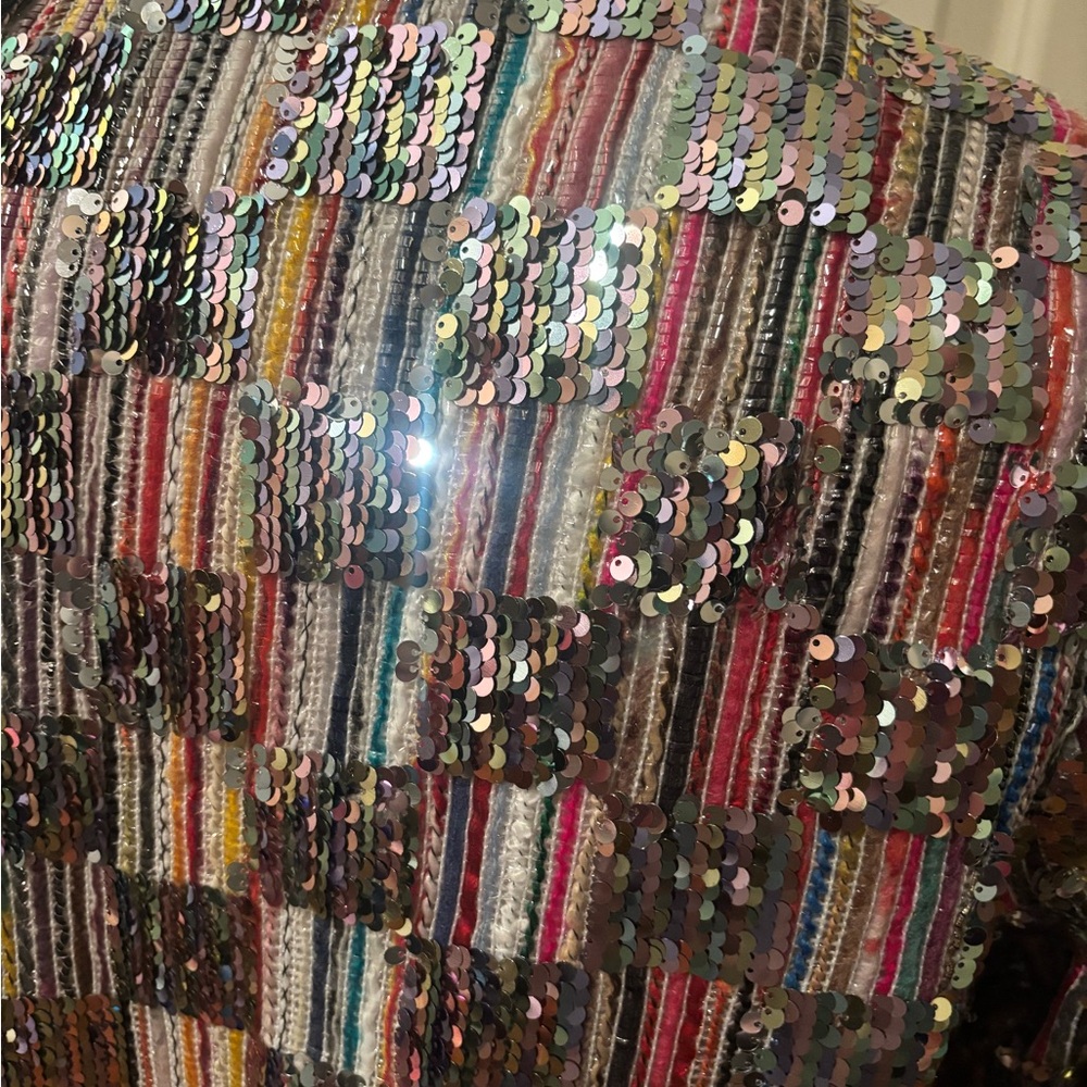 NEW Sequin Multicolor Jacket - Picture 13 of 14